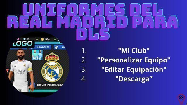 Discover all the Real Madrid uniforms for Dream League Soccer