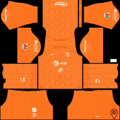 Obtenez les meilleurs uniformes du Club América pour la Dream League Soccer