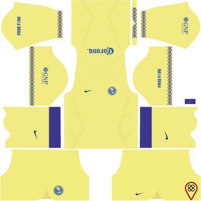 Obtenha os melhores uniformes do Club América para Dream League Soccer