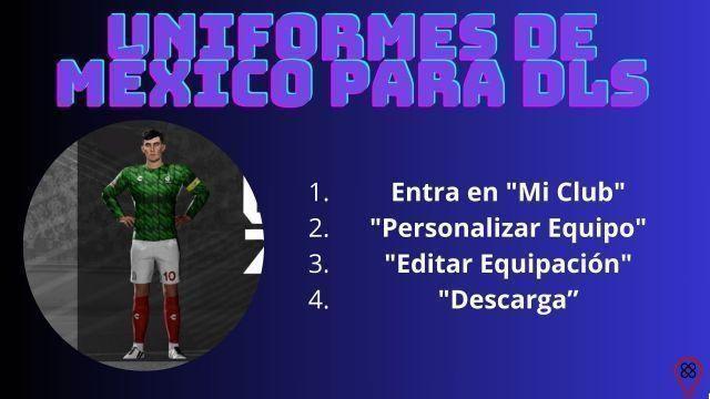 Get the updated Mexico uniforms for Dream League Soccer